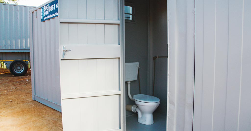 ablution facilities big box hire