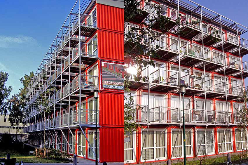 keetwonen student accommodation continers