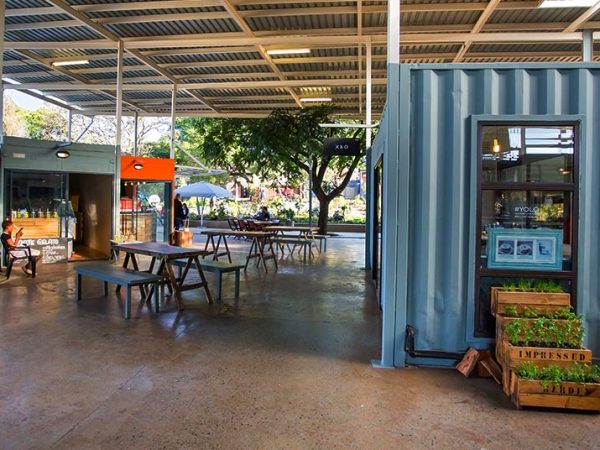 shipping container malls